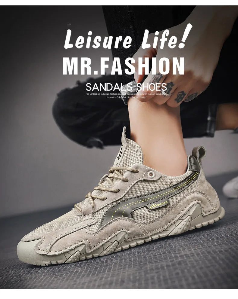 Summer Mesh Men Shoes Casual Breathable Sneakers Men Luxury Brand Shoes Leisure Comfortable Outdoor Men Gym Shoes Zapatos Homme
