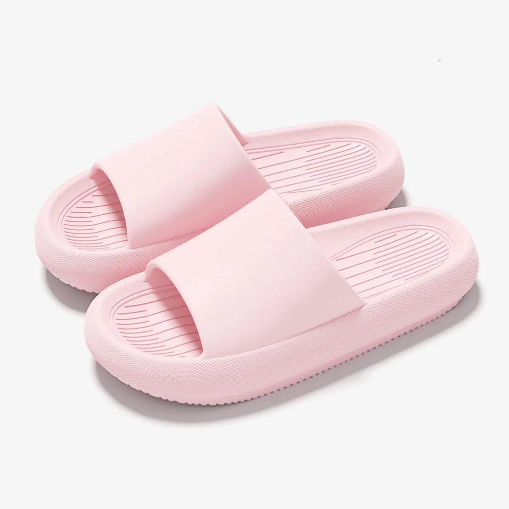 Big Size 48 49 Men Slippers Women Soft EVA Platform Thick Sole Slides Summer Beach Sandals Couples Home Anti-Slip Bathroom Shoes