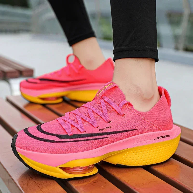 Road Running Shoes, Carbon Board Marathon, Boys' Summer Sports Shoes, Thick Soled Air Cushion, Genuine Running Shoes