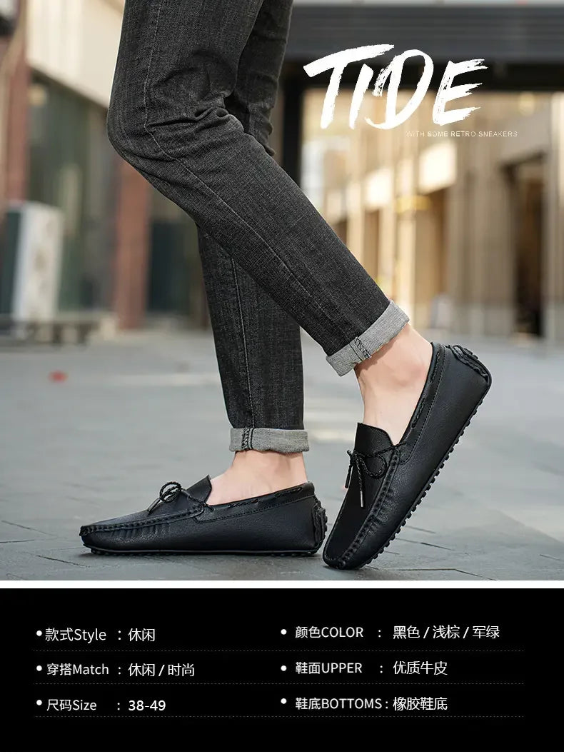 Leather Shoes Casual Business Shoes for Men Dress Tenis De Hombre Moccasins Mokasin Tenis Caballero Designer