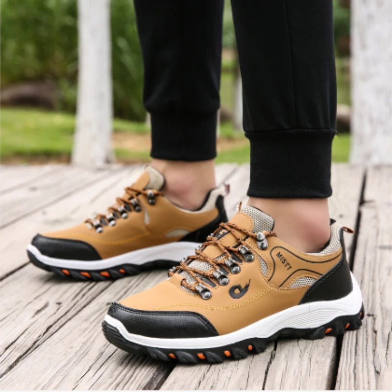 New Men's Outdoor Hiking Mountaineering Camping Running Jogging Shoes Waterproof and Anti-slip Casual Shoes Zapatillas Hombre