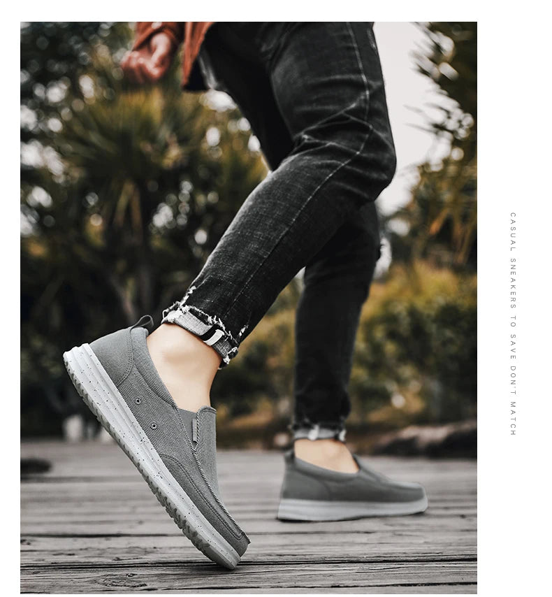 Brand Men's Shoes Canvas Breathable Casual Shoes Men Sneakers Flat Light Outdoor Walking Shoes Zapatillas Hombre Plus Size 39-47