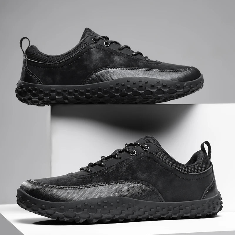 VENOCON Barefoot Minimalist Men's Stylish Style Casual Shoes Sneakers With Wide Nose Toe Box Walking Hiking Trail Footwear Man