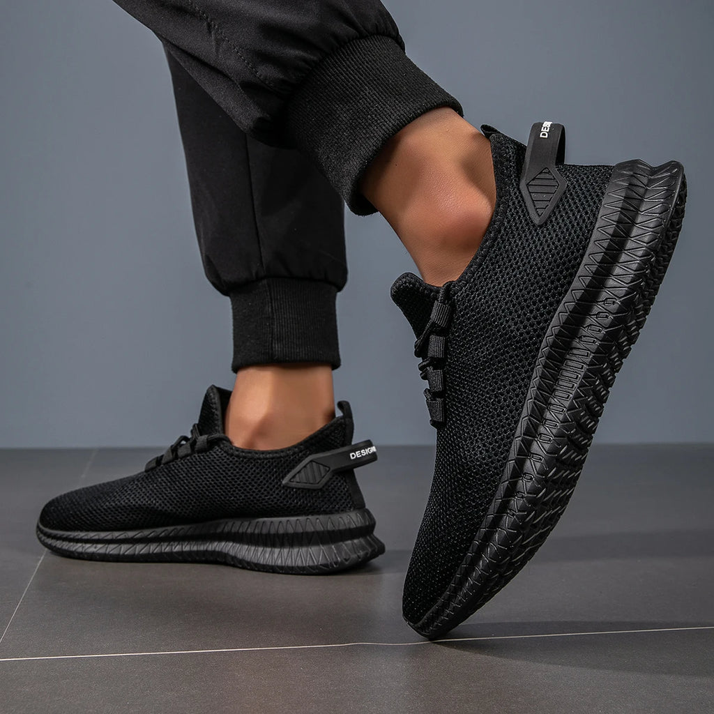 YRZL Mens Running Breathable Lightweight Sneakers Men Casual Sports Shoes Anti Slip Walking Shoes Comfortable Gym Training Shoes