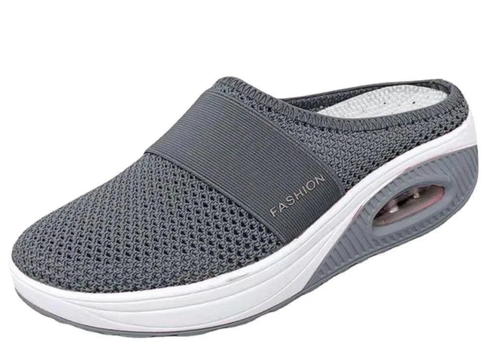Slippers Women Wedge Premium Slippers Vintage Anti-slip Casual Female Platform Retro Shoes Plus Size Orthopedic Diabetic Sandals