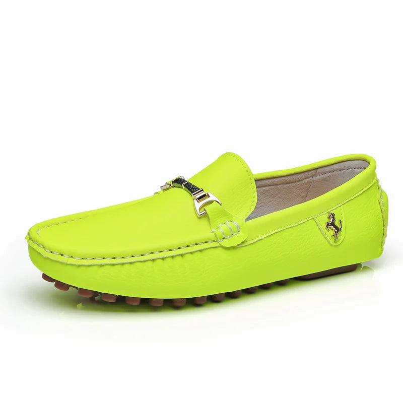 MAEDEF Men's Loafers 2024 Spring Autumn Fashion Shoes Men Classic Brand High Quality Leather Comfy Drive Shoes Boat Casual Shoes