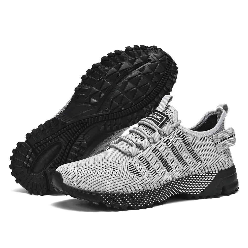 Men's lightweight sneakers summer new breathable anti-slip outdoor racing running shoes fashion Joker student speed sports shoes