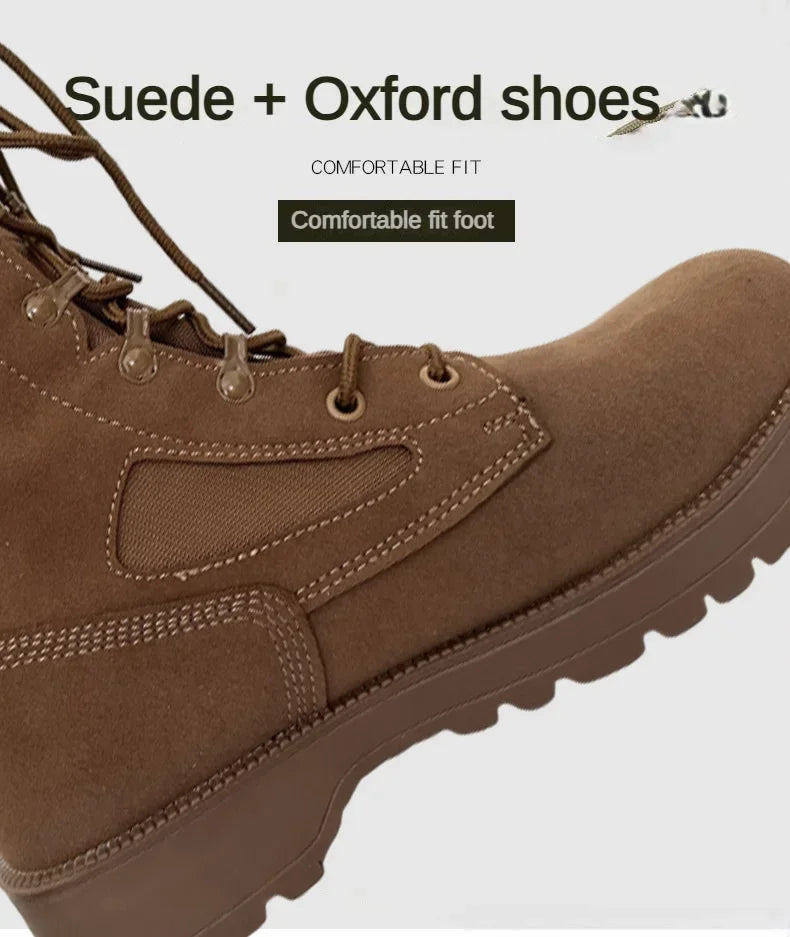 2025 New Man Tactical Combat Boots Men Outdoor Hiking Desert Boots Breathable Male Ankle Boots Jungle Shoes