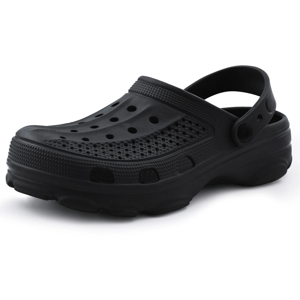 Comwarm Men Clogs Slippers Breathable Garden Sandals Non-Slip Comfort Beach Shoes Men Sandals Indoor Outdoor Casual Fishing Shoe