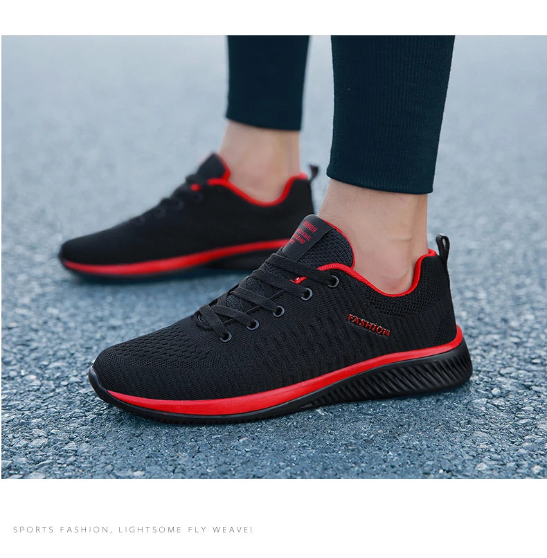 Summer Men Casual Shoes Mesh Men Flat Shoes Lightweight Big Size Breathable Walking Sneakers Men Vulcanize Shoes Tenis Masculino