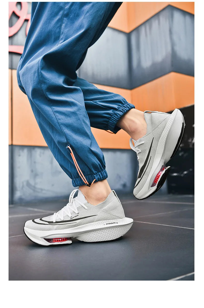 Marathon Air Cushion Casual Men Sports Running Shoes Breathable Lightweight Womens Comfortabl Athletic Nonskid Sneakers Footwear