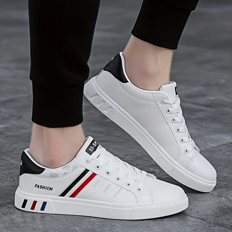 Men's lightweight casual sneakers. Everyday outdoor running and skate shoes for men. Sizes 39 to 48.