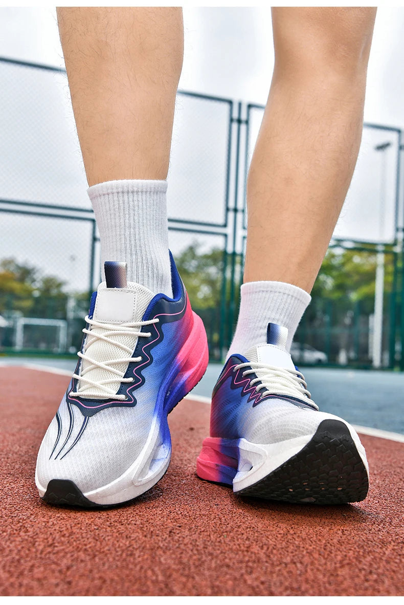 Running Shoes Carbon Board Speciality Marathon Men Sports Breathable Lightweight Women's Comfortable Athletic Nonskid Sneakers
