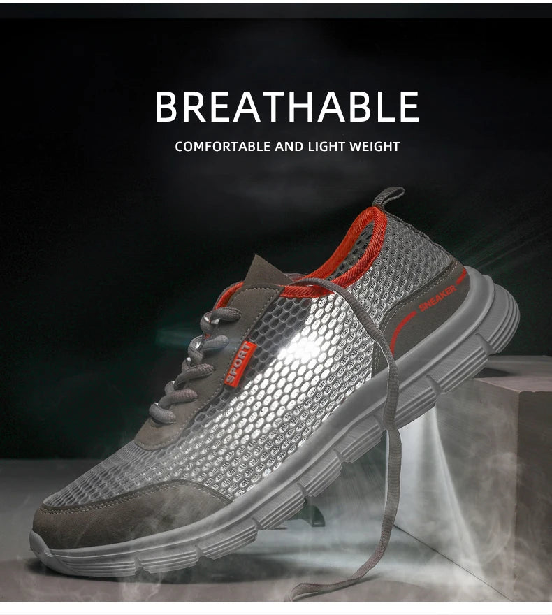 Men Shoes Spring Summer Soft Loafers Walking Shoes Lightweight Mesh Casual Shoes Men Sneakers Tenis Masculino Zapatillas Hombre