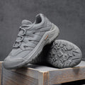 LOEIKAN Men's Breathable Hiking Shoes, Non-Slip Chunky Platform Sneakers