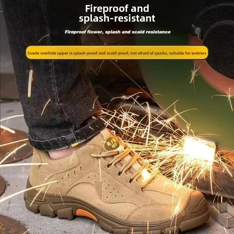 Electrician Insulated Shoes 6kv Safety Work Shoes for Men Soft Bottom Anti Crush And Piercing Construction Site Work Boots