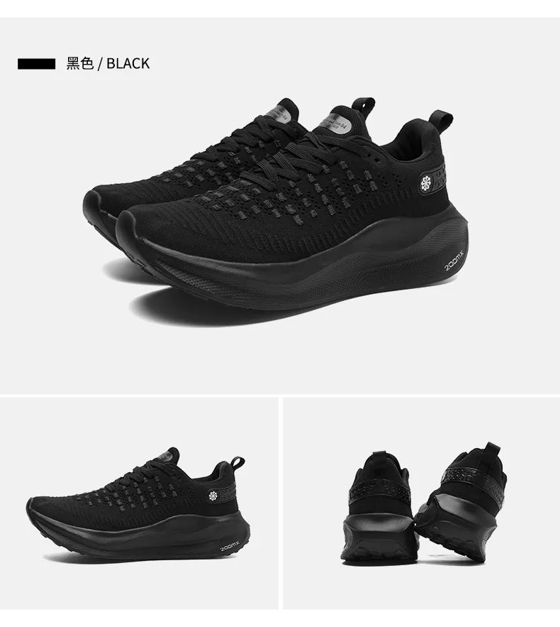 Men's breathable mesh thick-sole running shoes four season soft-sole non-slip outdoor casual sports shoes fashion light sneakers