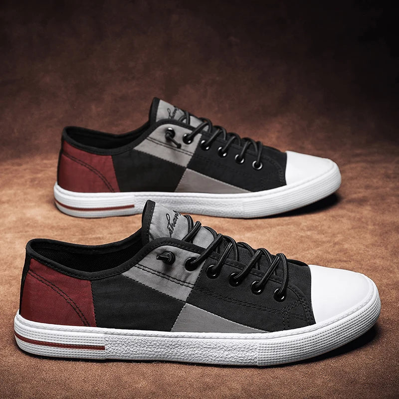 Men Sneakers Casual Shoes Men Flat Brand Fashion Canvas Shoes Comfortable Driving Tennis Sports Shoes Student