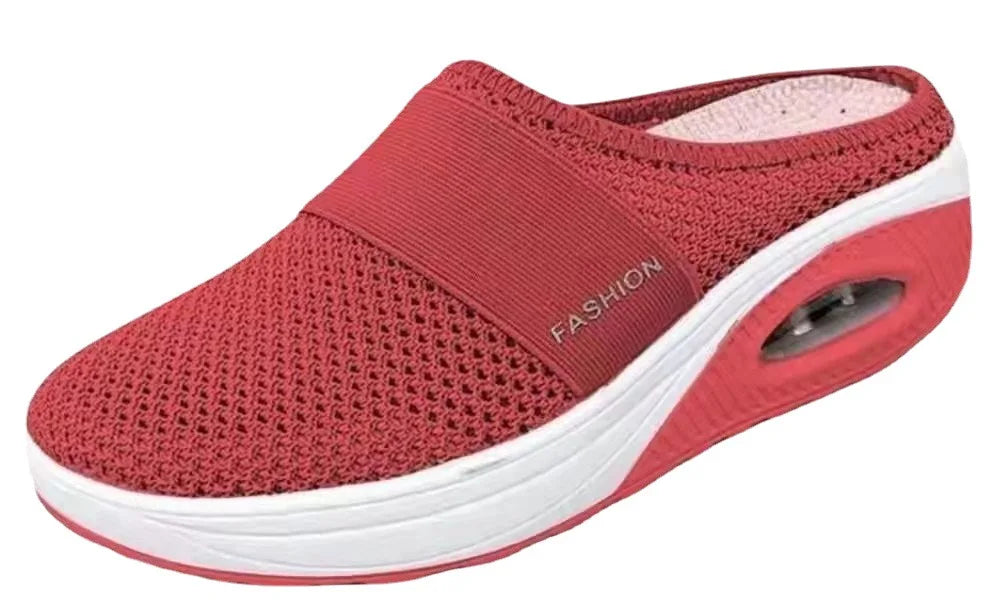 Slippers Women Wedge Premium Slippers Vintage Anti-slip Casual Female Platform Retro Shoes Plus Size Orthopedic Diabetic Sandals