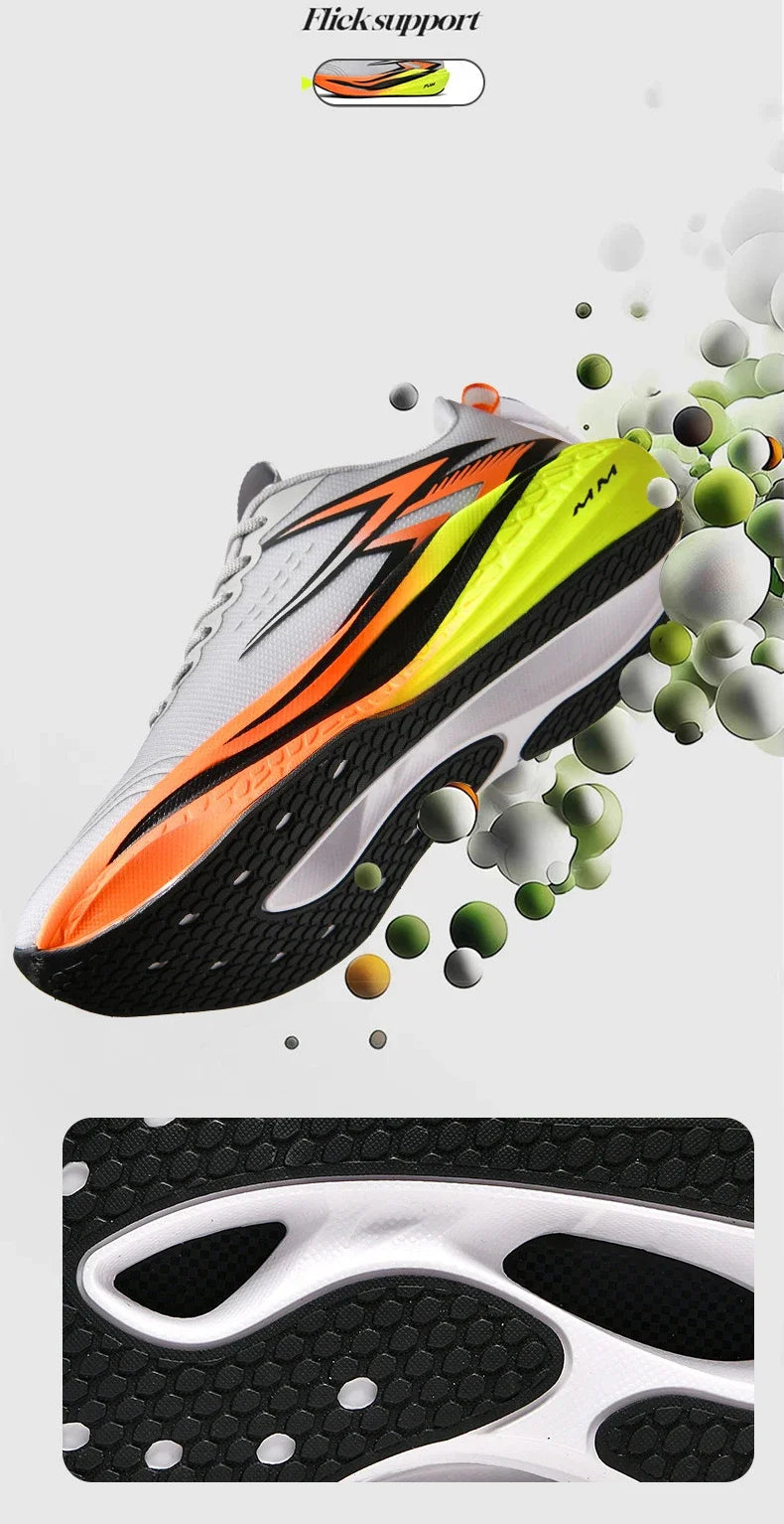 Men Women Carbon Plate Running Shoes Soft Cushion Shock Absorbing Sports Shoes Unisex Sneakers Light Anti-Slip Training Shoes