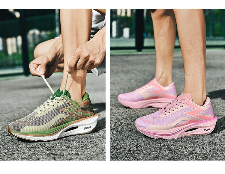 Running Shoes Carbon Board Speciality Marathon Men Sports Breathable Lightweight Women's Comfortable Athletic Nonskid Sneakers