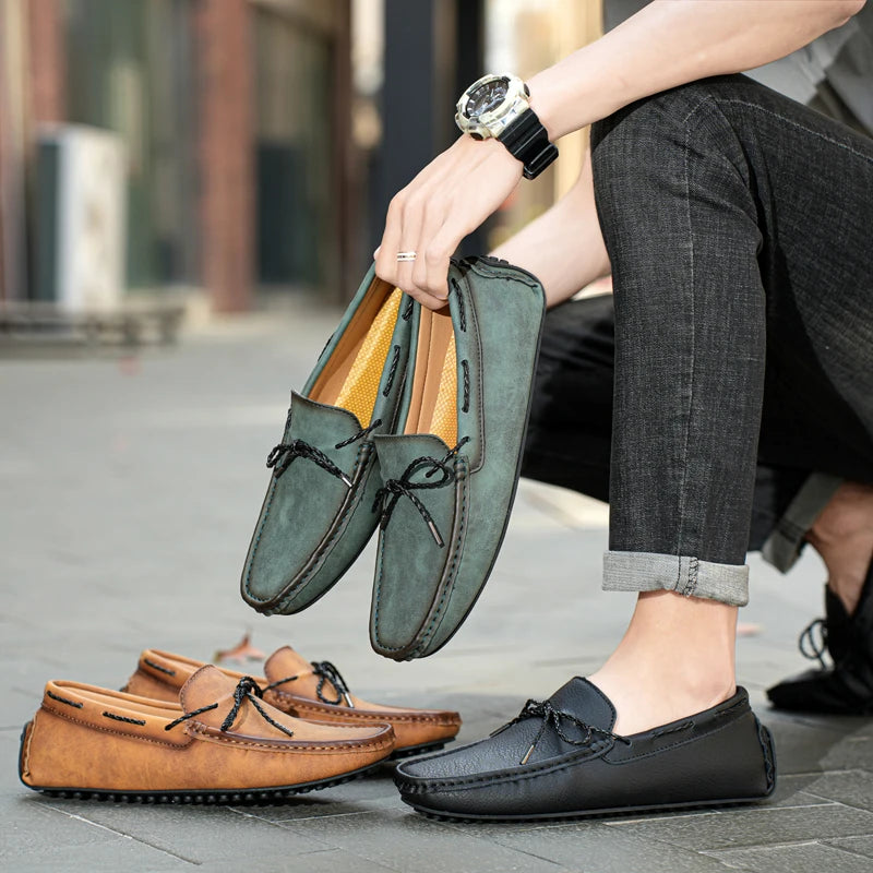 Leather Shoes Casual Business Shoes for Men Dress Tenis De Hombre Moccasins Mokasin Tenis Caballero Designer
