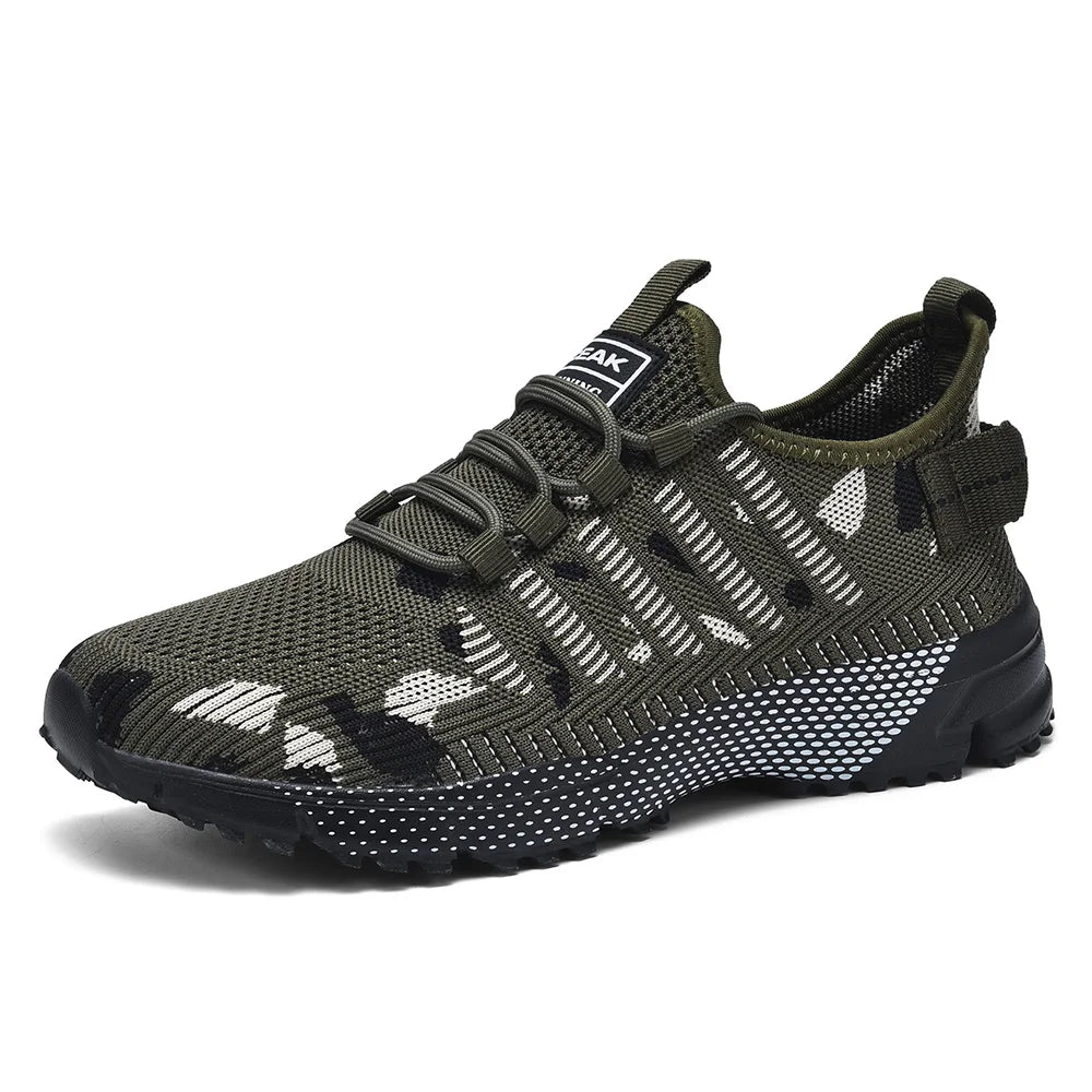 Men's lightweight sneakers summer new breathable anti-slip outdoor racing running shoes fashion Joker student speed sports shoes
