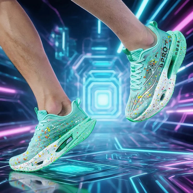 Running Shoes Speciality Carbon Board Marathon Men Sports Breathable Lightweight Women's Comfortable Athletic Nonskid Sneakers