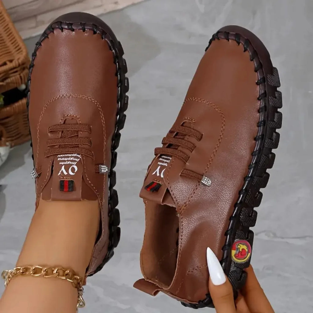 Women Sneakers 2024 New Spring Summer Loafers Soft-soled Roman Breathable Sneakers Women Retro Plus Size Single Shoes for Women