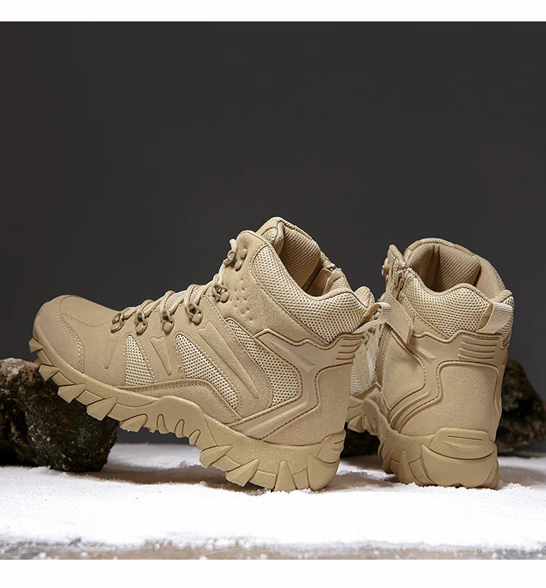 New Men's Boots Outdoor Hiking Boots Men Winter Desert Boots Motocycle Boots Zapatos Hombre
