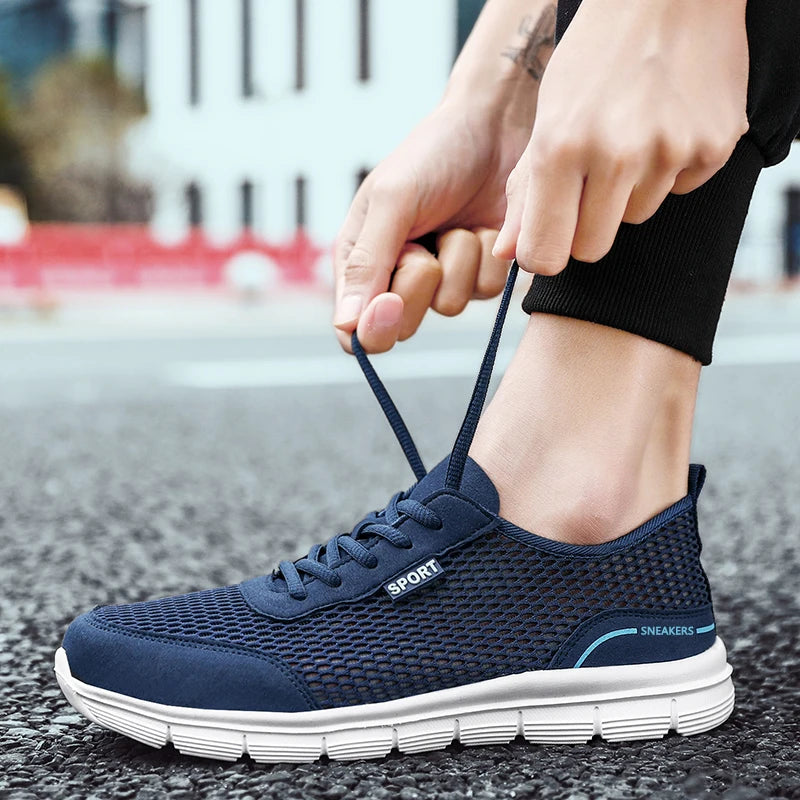 Men Shoes Spring Summer Soft Loafers Walking Shoes Lightweight Mesh Casual Shoes Men Sneakers Tenis Masculino Zapatillas Hombre