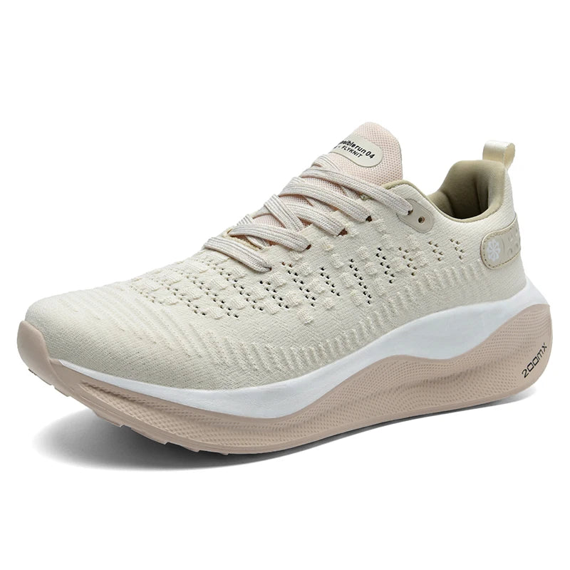 Men's breathable mesh thick-sole running shoes four season soft-sole non-slip outdoor casual sports shoes fashion light sneakers