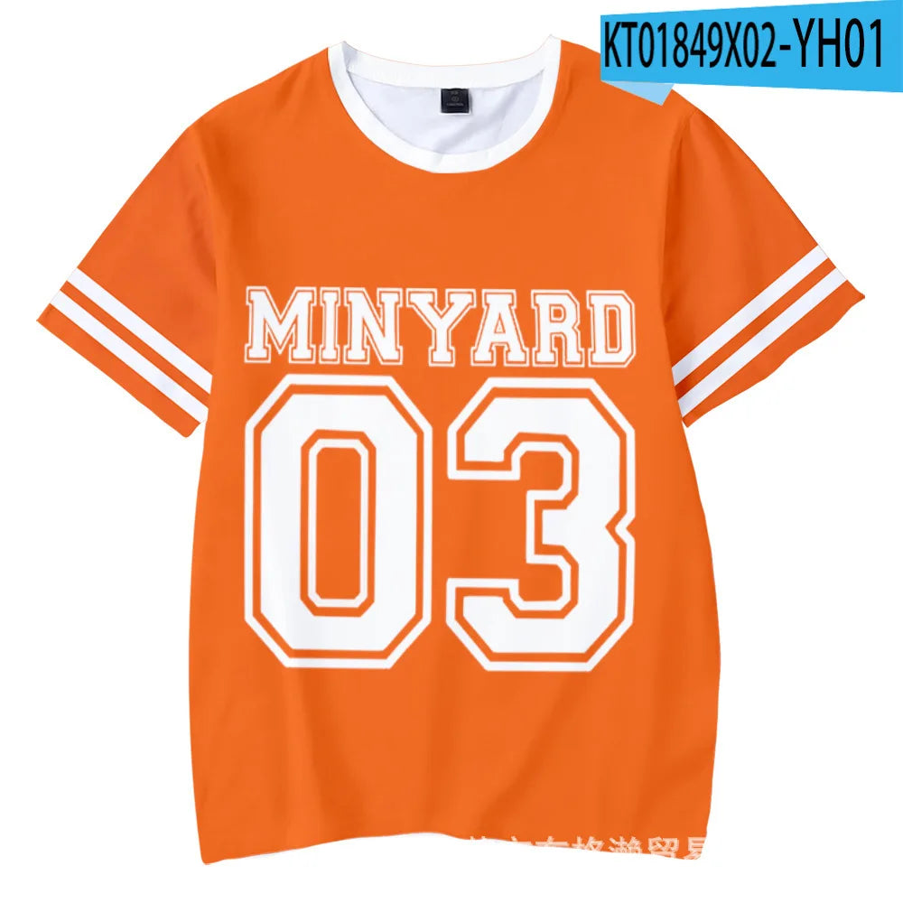 New The Foxhole Court Palmetto State Foxes Lacrosse Jersey Cosplay WILDS MINYARD 3D T-shirt Men/Women Graphic Tees Streetwear