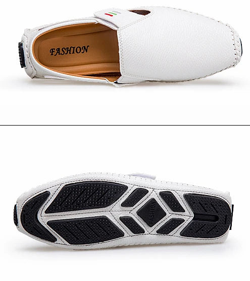 Men's Moccasins Summer Walking Breathable Casual Shoes Flat Shoes