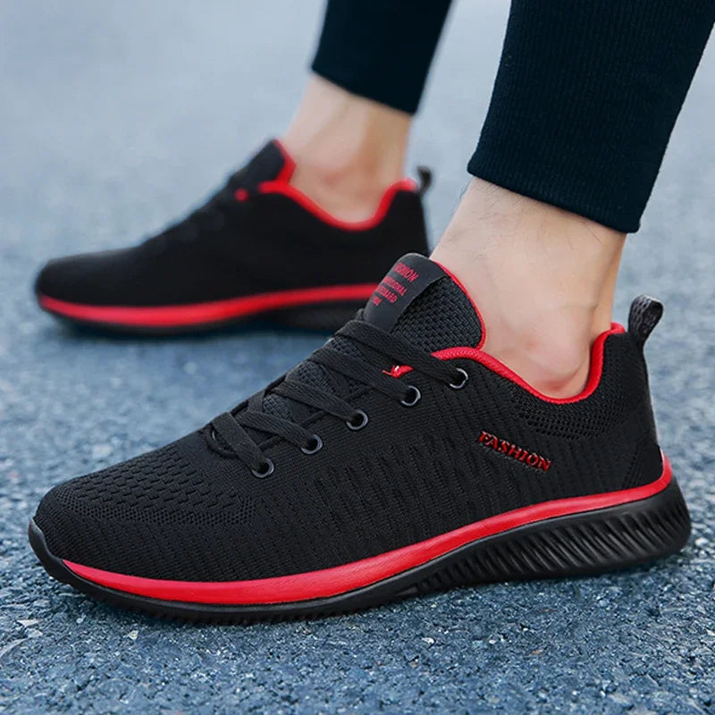 Summer Breathable Men's Casual Shoes Mesh Breathable Man Casual Shoes Fashion Moccasins Lightweight Men Sneakers Hot Sale 36-48
