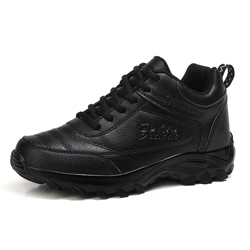 New 2025 Autumn Winter Sneakers Women Comfort Soft Sole Non Slip Casual Shoes for Women PU Waterproof Sport Shoes Zapatillas