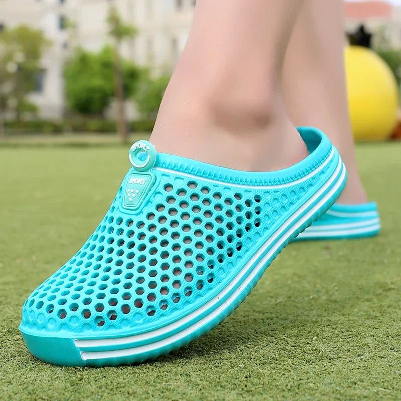 YRZL Men Slippers Lightweight Breathable Fashion Women Shower Slipper High Quality Beach Couple Flip Flop Swimming Shoes