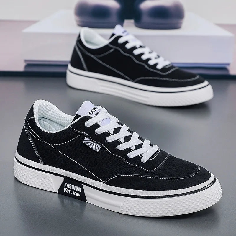New Fashionable Men's Sports Sneakers Trendy Student Casual Shoes Korean Style Large Size Men's Shoes