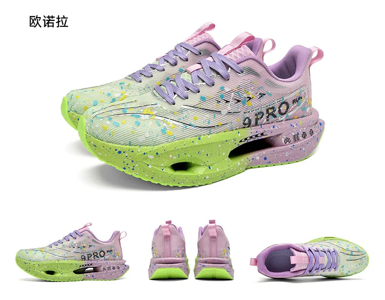 Running Shoes Speciality Carbon Board Marathon Men Sports Breathable Lightweight Women's Comfortable Athletic Nonskid Sneakers