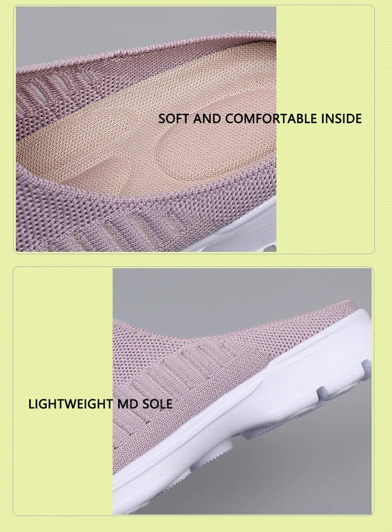 Men Slippers Summer Mesh Breathable Home Indoor Slippers Men Thick Bottom Slides Fashion Couple Walking Shoes Chanclas Hombre