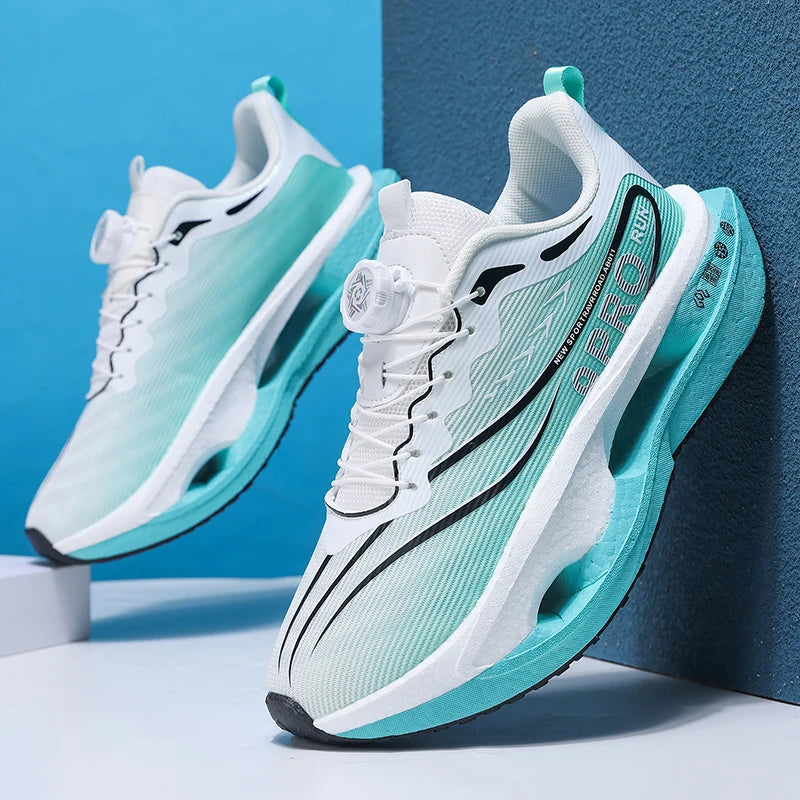 Men's Breathable Casual Sports Training Shoes, Unisex Comfortable and Versatile Casual Sneakers, Durable with Good Grip, Laceless Low-Top Design, Suitable for All Seasons, Gym Training, Running, Daily Casual Wear, Park Workou