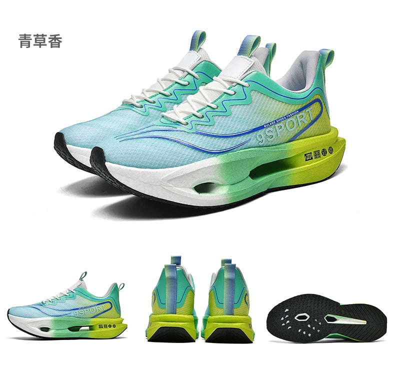 Running Shoes Carbon Board Speciality Marathon Men Sports Breathable Lightweight Women's Comfortable Athletic Nonskid Sneakers