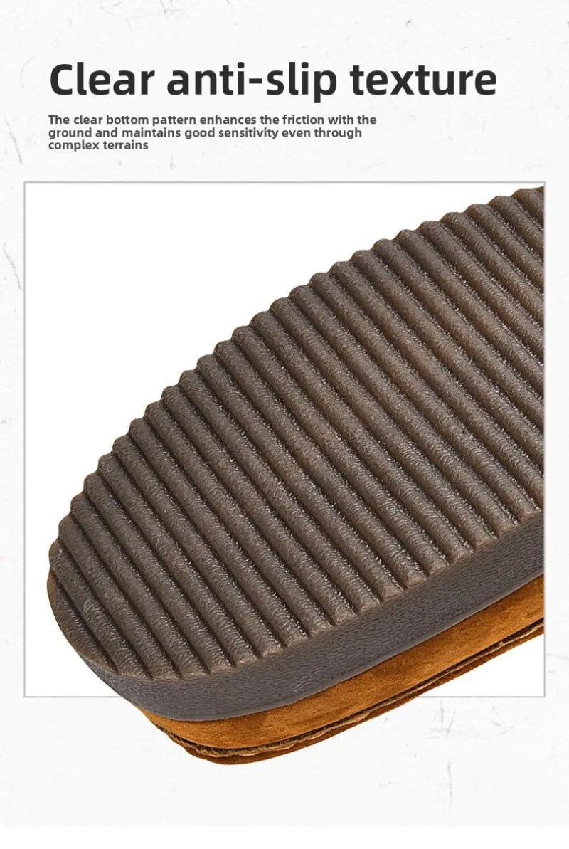 High Quality Men Casual Shoes Suede Leather Work Shoes Platform British Business Party Dress Shoes Male Lace-up Flats Sneakers
