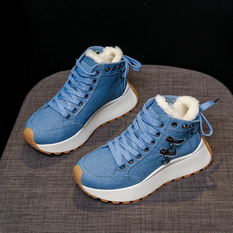 2025 New Designer Women Sneakers High Quality Shoes Female Women Shoes for Women Lace Up Platform Sneakers Женская Обувь