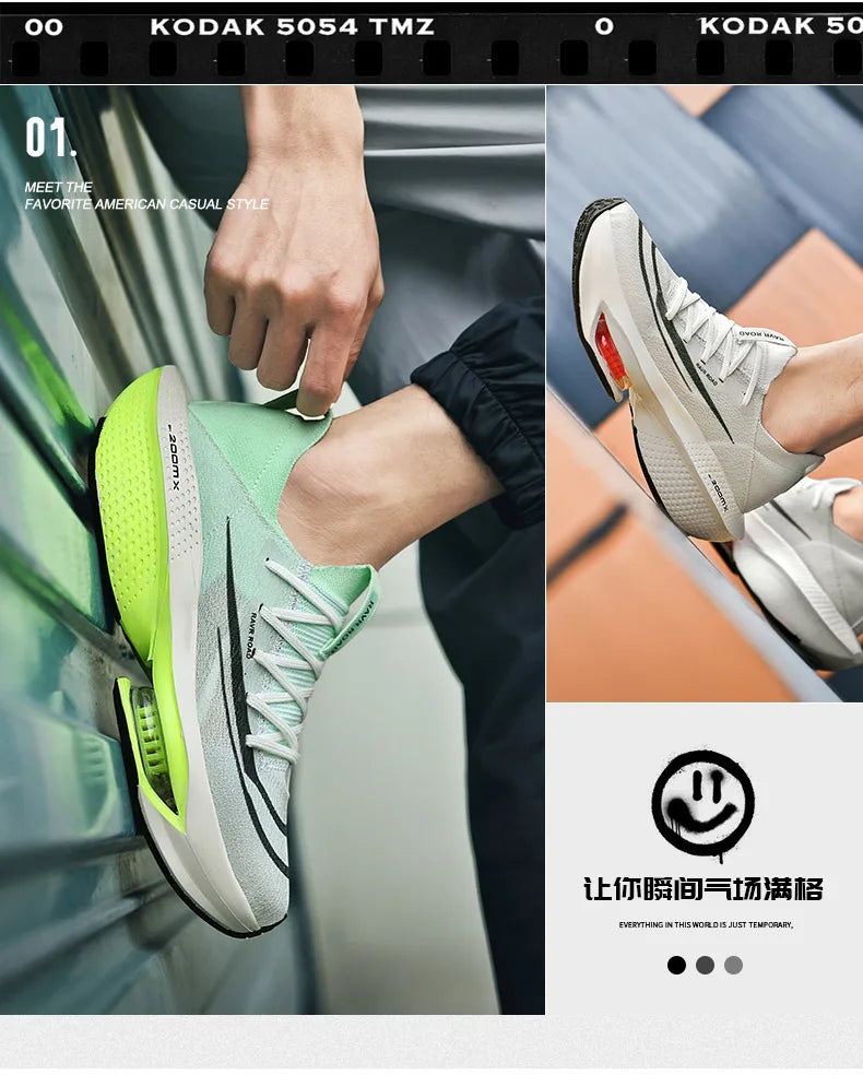 Marathon Air Cushion Casual Men Sports Running Shoes Breathable Lightweight Womens Comfortabl Athletic Nonskid Sneakers Footwear
