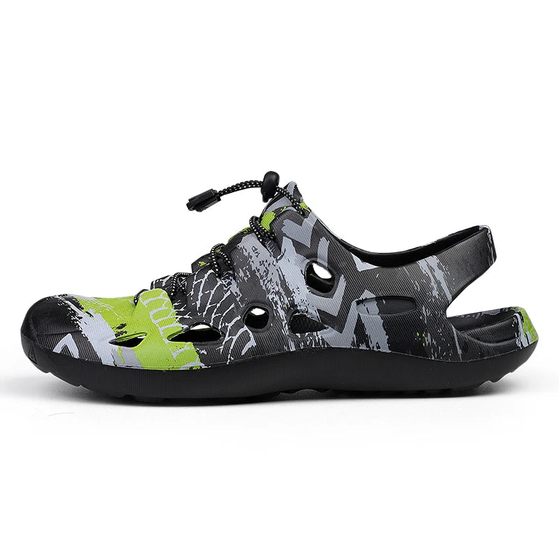 Men Sandals Brand Clogs Casual Shoes EVA Lightweight Sandles Man Colorful Shoes for Summer Beach Zapatillas Hombre