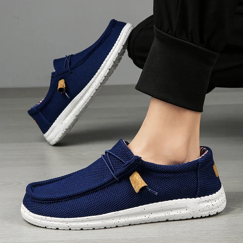 Canvas Loafers Comfortable Walking Flats for Man  Non Slip Soft Moccasins Sneakers Summer loafers Men Casual Shoes Slip on