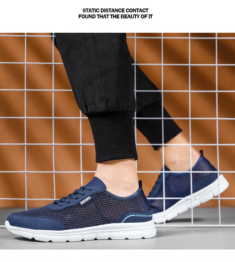 Men Shoes Spring Summer Soft Loafers Walking Shoes Lightweight Mesh Casual Shoes Men Sneakers Tenis Masculino Zapatillas Hombre