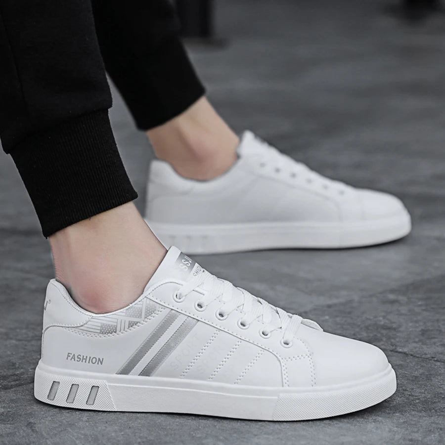 Men's lightweight casual sneakers. Everyday outdoor running and skate shoes for men. Sizes 39 to 48.