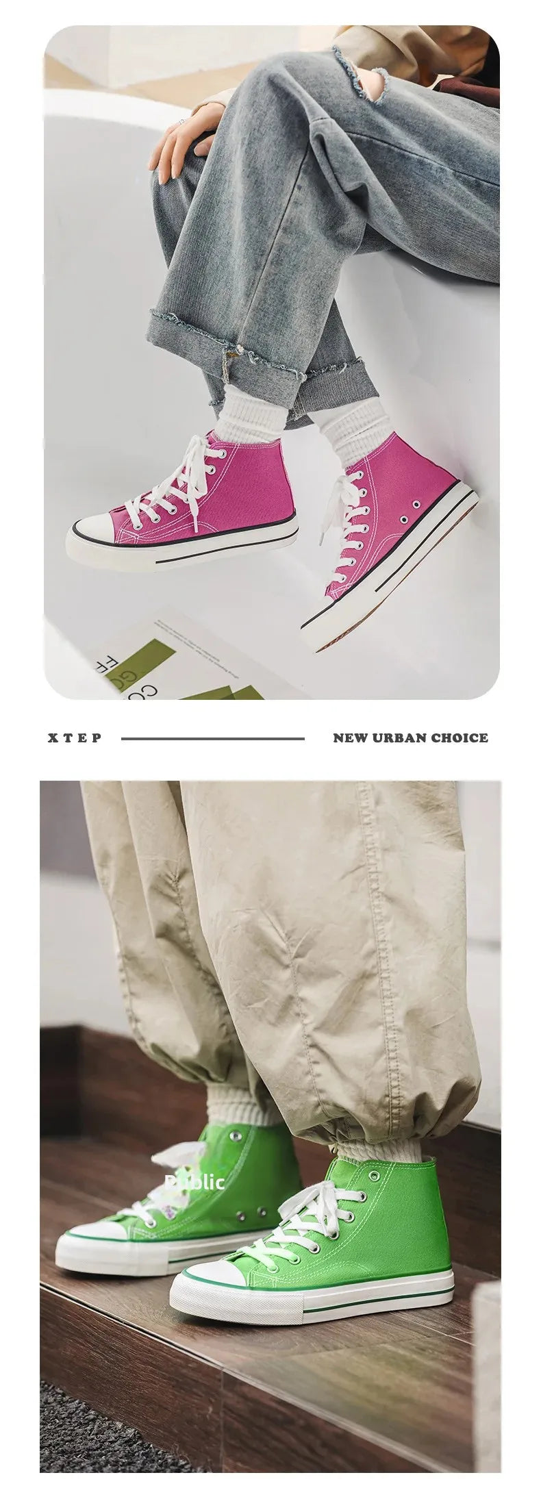 Retro High Top Canvas Shoes Classic Breathable Unisex Spring Autumn Fashionable Couple Style Cotton Lined Flat Bottom Sneakers